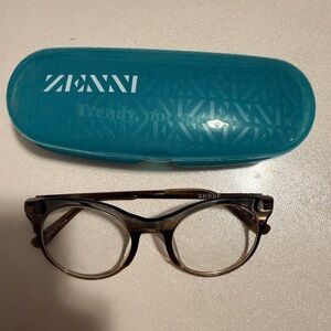 Zenni Dune Ombre Round Glasses #7823412